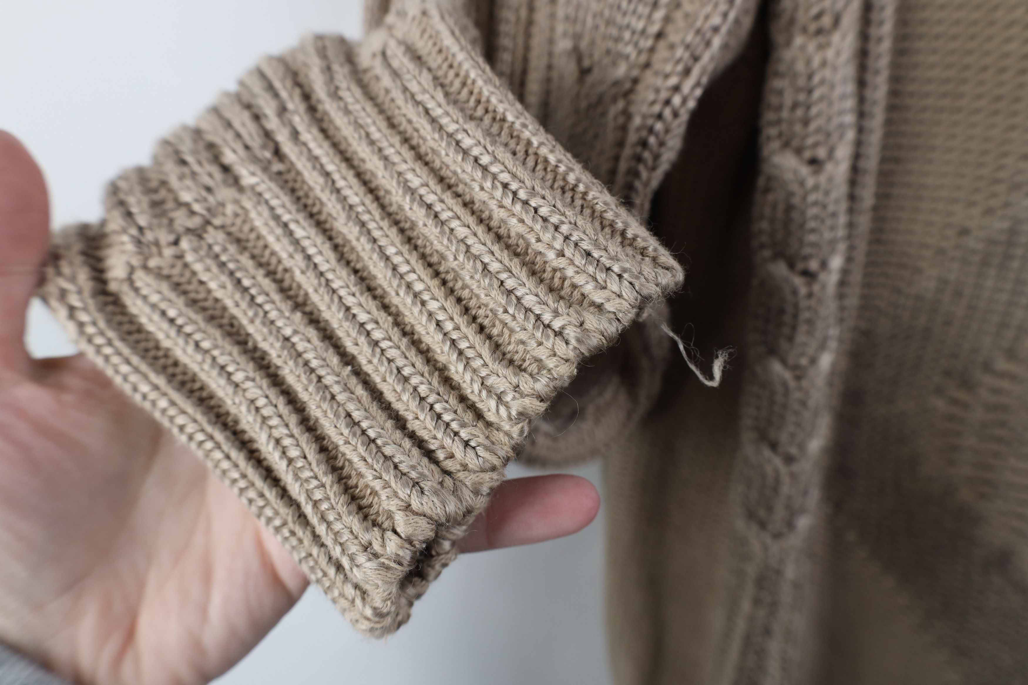 Vintage Vinage 90s Streetwear Blend Heavy Cable Knit Sweater Size XL / US 12-14 / IT 48-50 - 6 Thumbnail