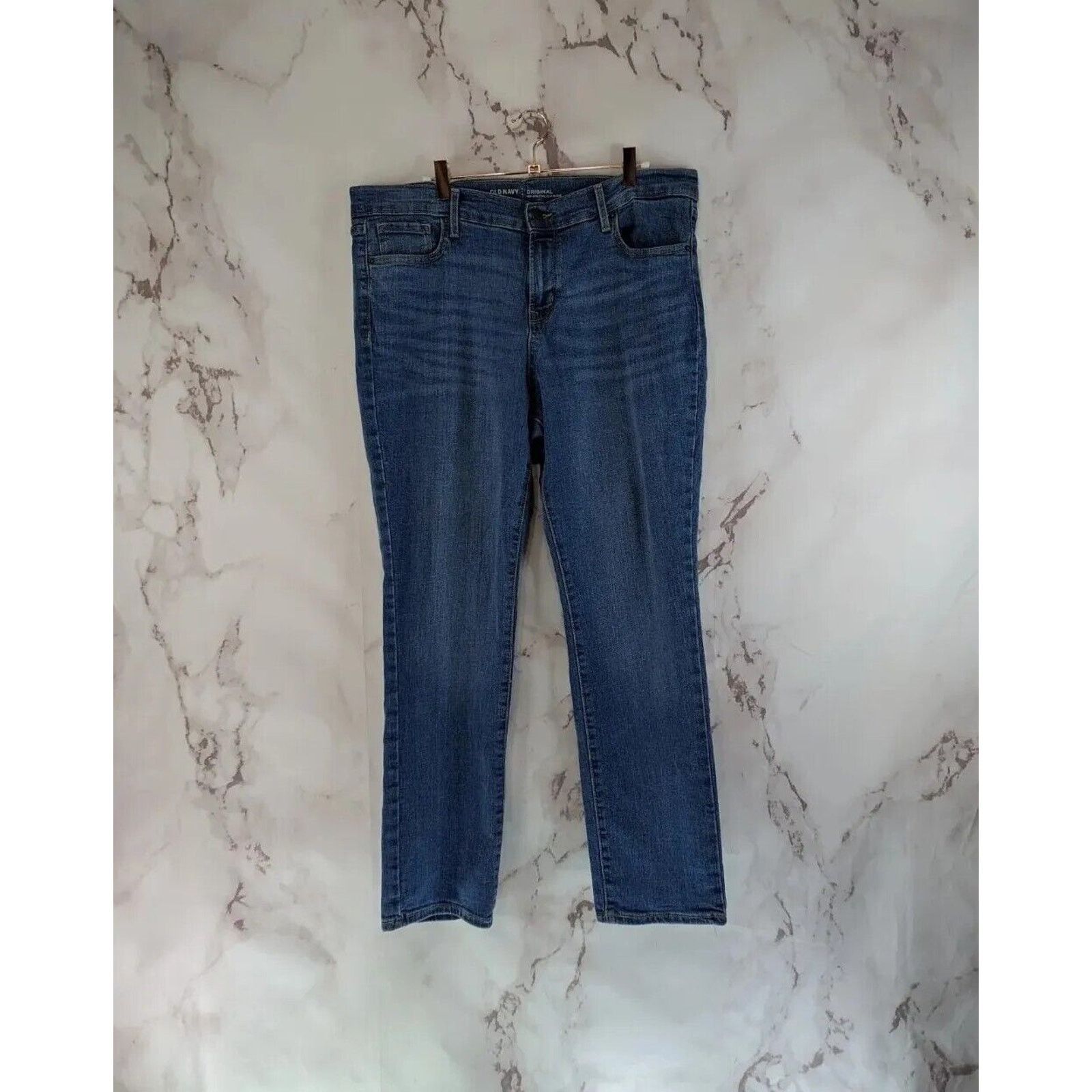 Old Navy Old Navy Jeans Womens 14 Short Mid Medium Denim Straight Size 36" / US 14 / IT 50 - 1 Thumbnail