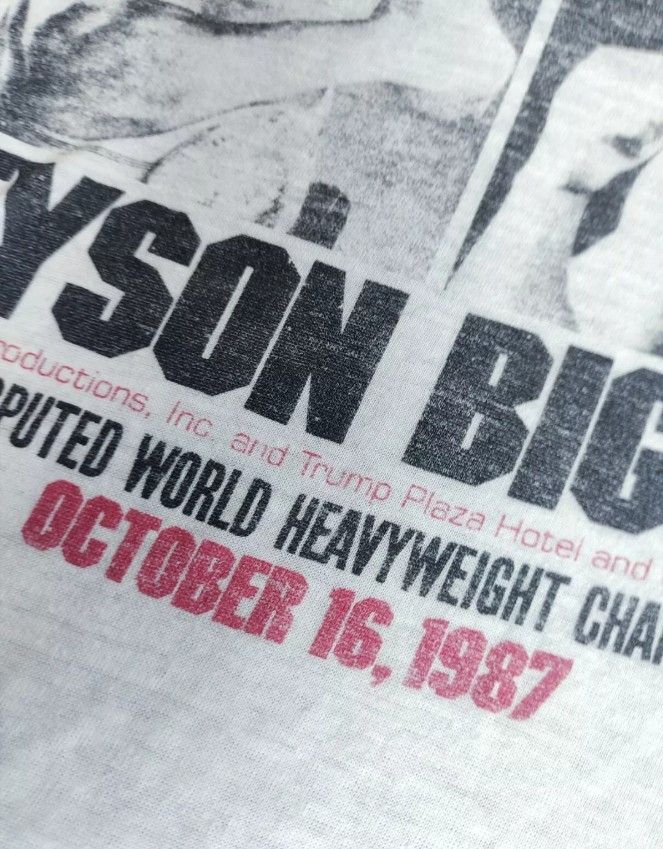 Vintage Vintage Tyrell Biggs vs Mike Tyson WBC 1987 t shirt Size US M / EU 48-50 / 2 - 8 Thumbnail