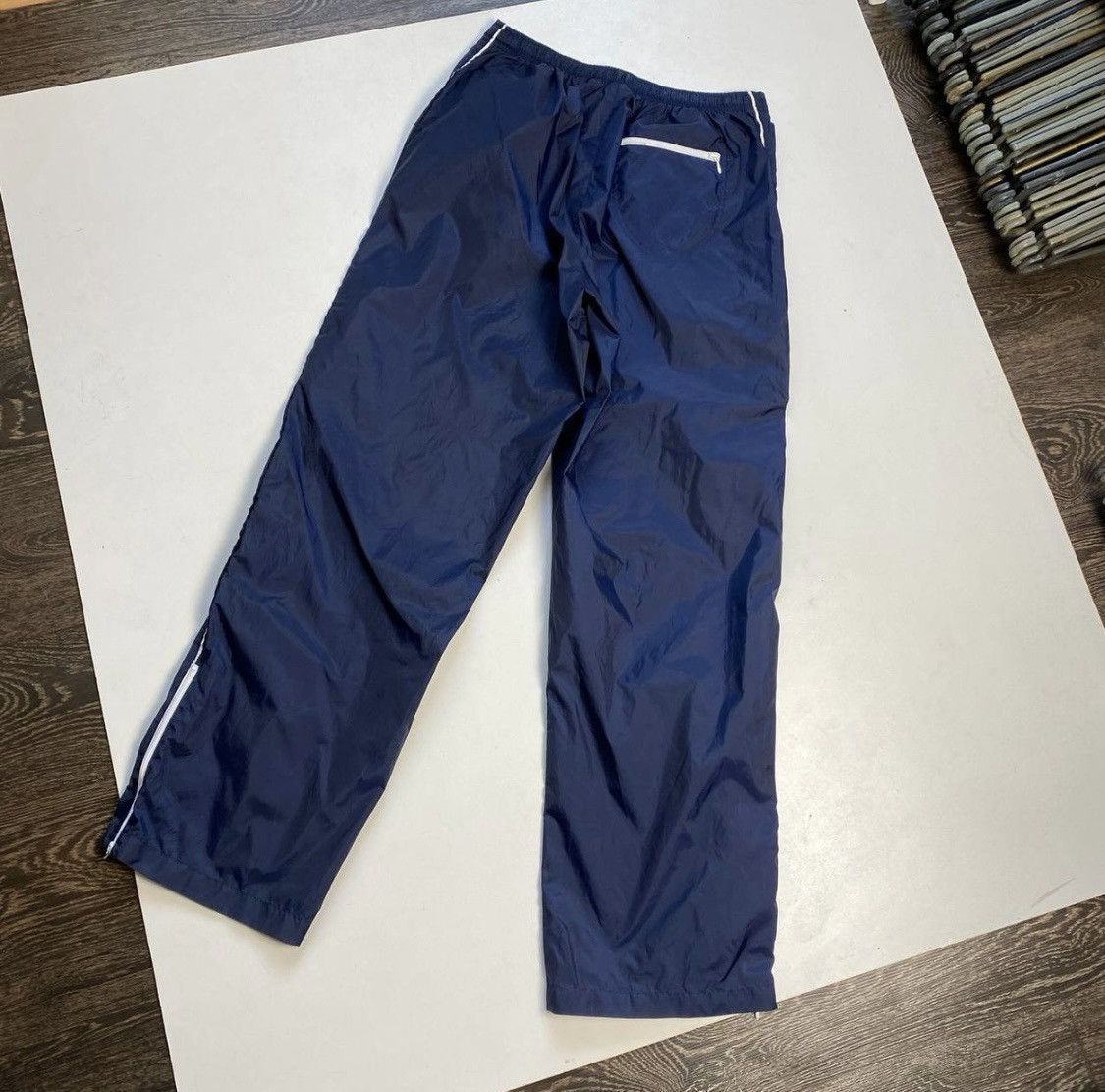 Nike Nike Navy Blue Track Pants Size US 31 - 2 Thumbnail