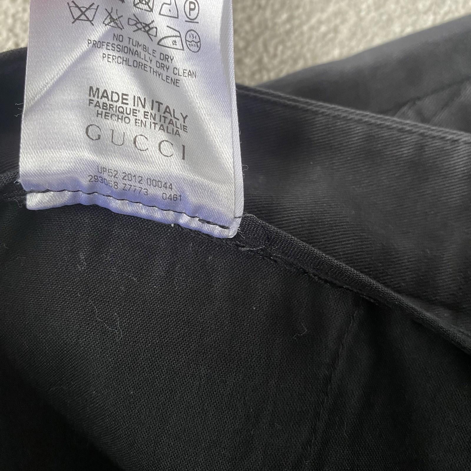 Gucci Gucci Cuffed Trousers Black Size 48 Size US 32 / EU 48 - 4 Thumbnail