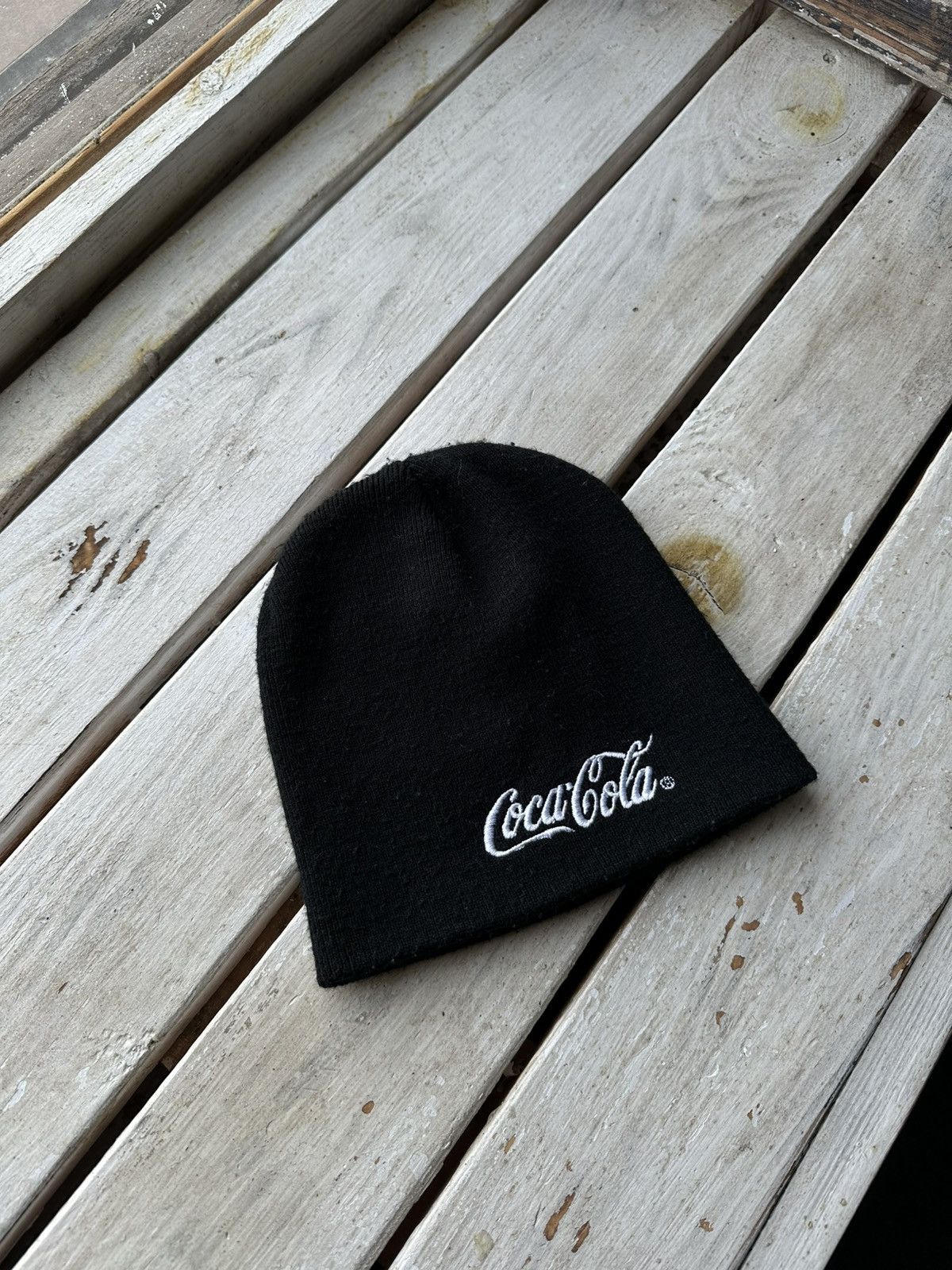 Coca Cola × Vintage 🚨Coca Cola Y2K Vintage Hat Pom Pom beanie hat coca cola Size ONE SIZE - 1 Thumbnail