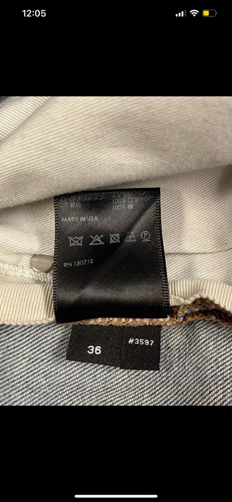 Amiri Amiri Jeans Plaid MX1 Size 36 Size US 36 / EU 52 - 12 Thumbnail