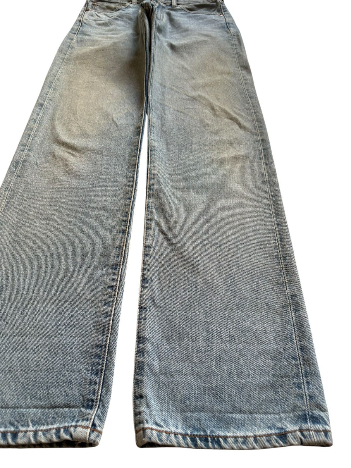 Levi's Vintage 80s Levis 502 Big E Selvedge Rusty Wash Loose Jeans Size US 29 - 8 Thumbnail