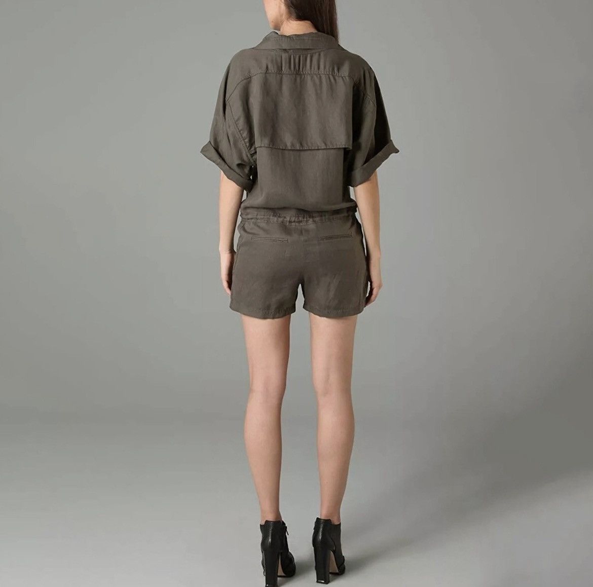 Alexander Wang Alexander Wang Linen Tensel Jumpsuit Romper Size XS / US 0-2 / IT 36-38 - 2 Thumbnail