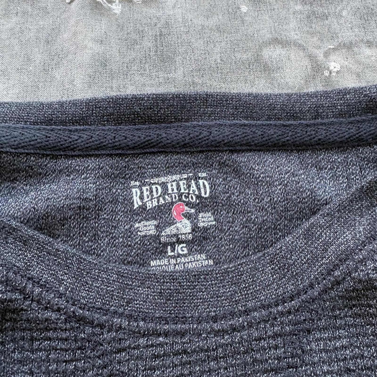 Vintage Vintage Y2K Gray Grunge Skater Thermal Waffle Knit Shirt Size US L / EU 52-54 / 3 - 2 Thumbnail