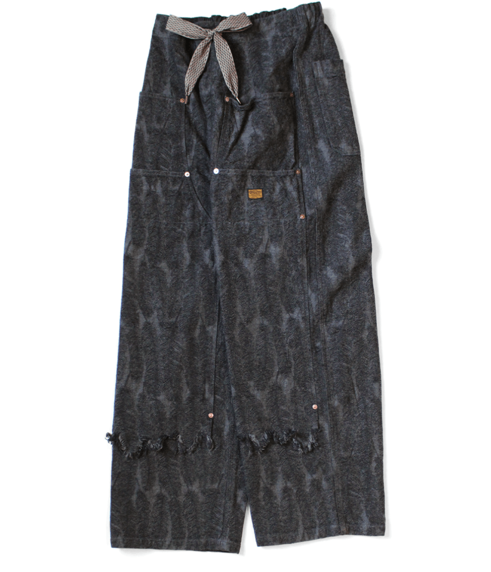 Kapital 12oz Magpie denim W-knee easy baggy trousers Size US 34 / EU 50 - 2 Thumbnail