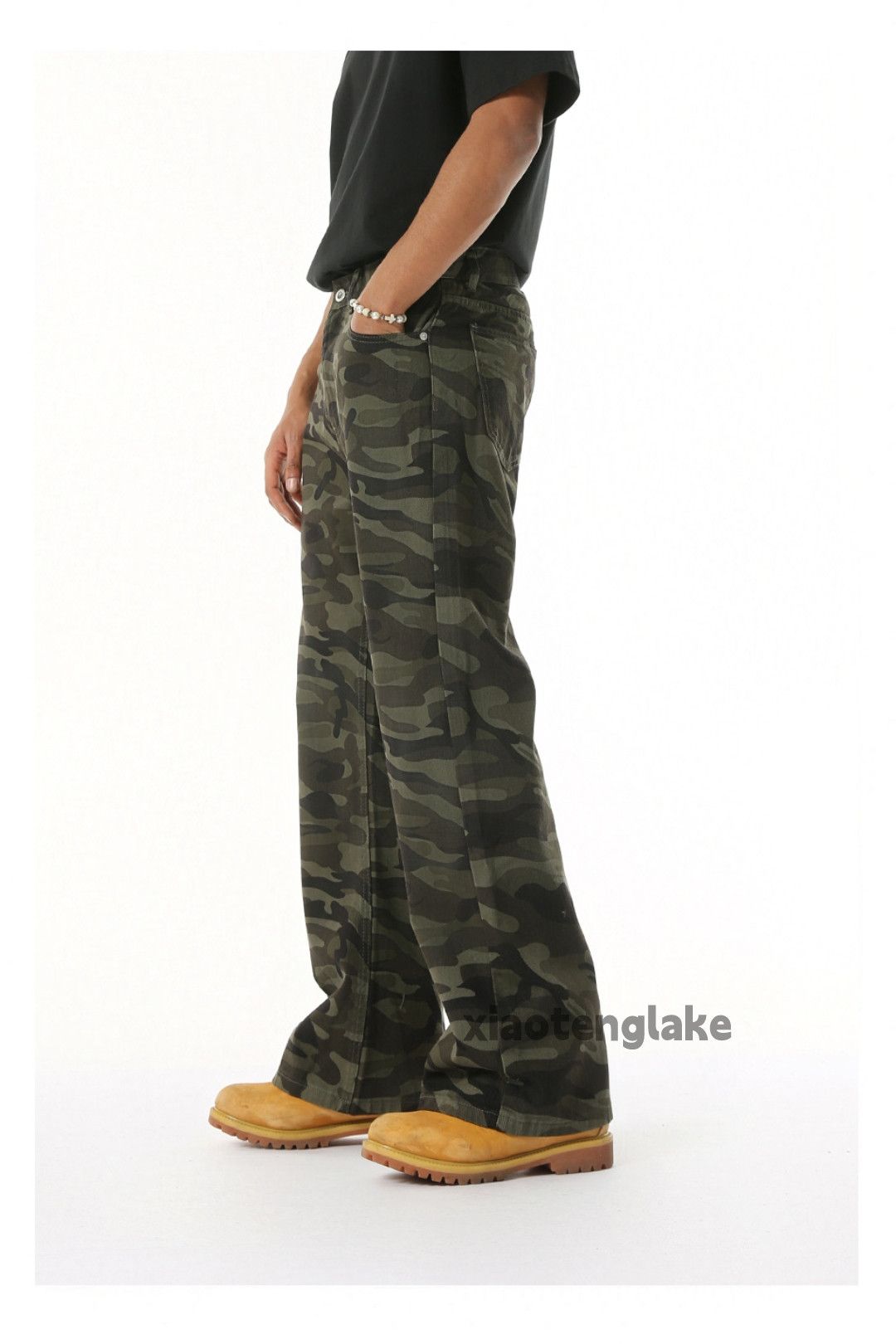 Japanese Brand xz vintage full pattern camo hiphop yuppie jeans Size US 30 / EU 46 - 9 Thumbnail
