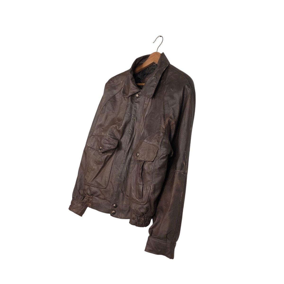 Japanese Brand 📌Vintage Genuine Leather Jacket Zufolo Blanket Issey Miyake Size US M / EU 48-50 / 2 - 3 Thumbnail