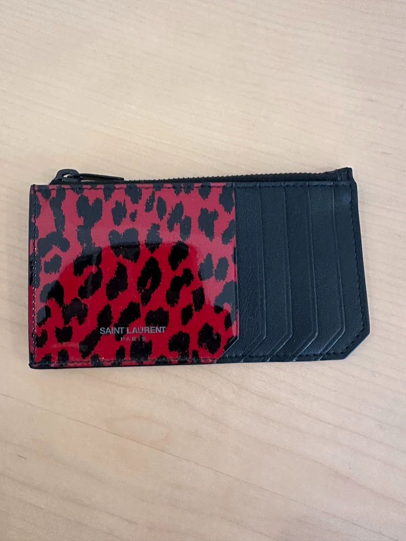 Saint Laurent Paris Saint laurent paris Leopard card bag 2506-Nextarrow Size ONE SIZE - 1 Thumbnail