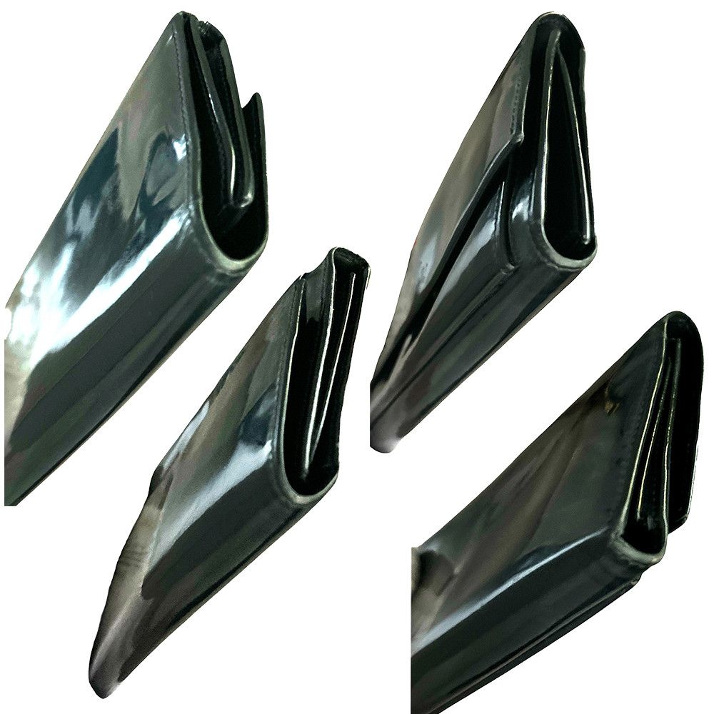 Gucci Gucci Patent Leather Long Wallet Black Unisex Size ONE SIZE - 6 Thumbnail