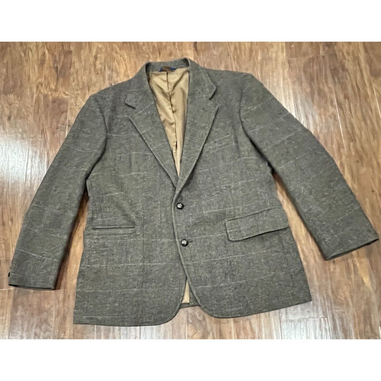Pendleton Pendleton 100% Virgin Wool Gray Coat BlazerGlen Size 46R Size 46R - 1 Thumbnail
