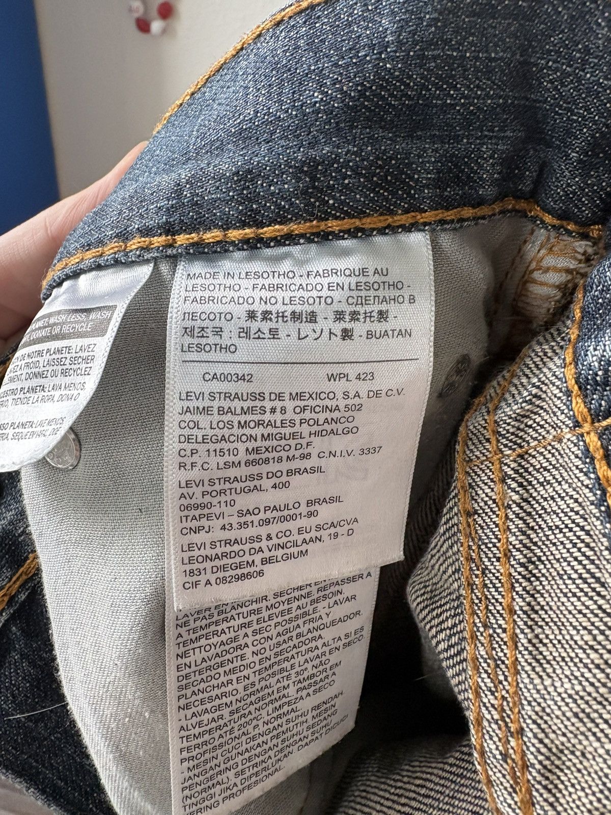 Levi's 505 Dark Wash Size US 30 / EU 46 - 5 Thumbnail