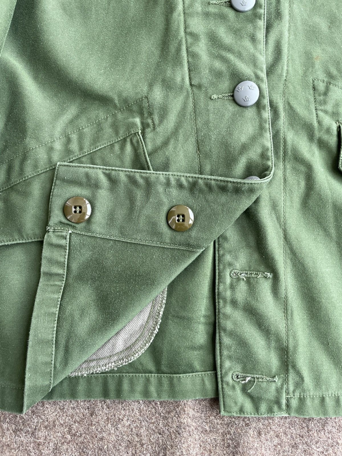 Other 1979 Women’s Swedish Army C40 Jacket Size M / US 6-8 / IT 42-44 - 4 Thumbnail
