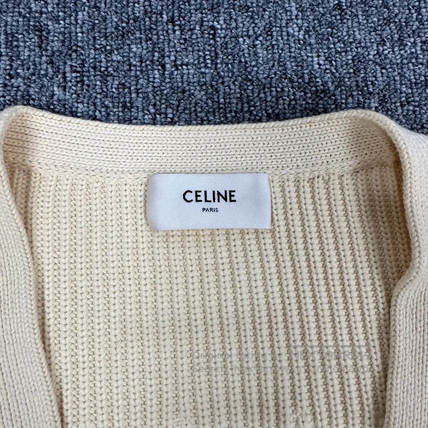 Celine CELINE Alphabet Logo Knit Cardigan Jacket| Size US M / EU 48-50 / 2 - 7 Thumbnail