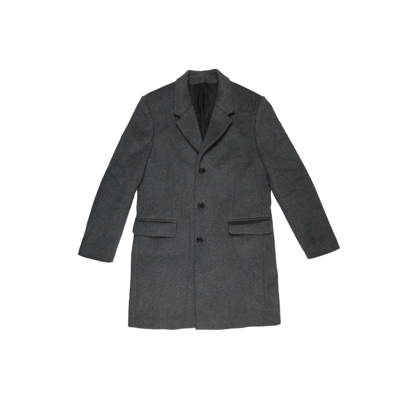 Acne Studios Acne Studios Gavin Mélange Wool-Blend Overcoat Gray Size US M / EU 48-50 / 2 - 5 Thumbnail