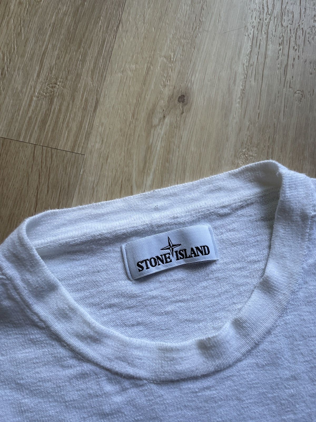 Stone Island Stone Island White Crewneck Sweatshirt Size US L / EU 52-54 / 3 - 2 Thumbnail