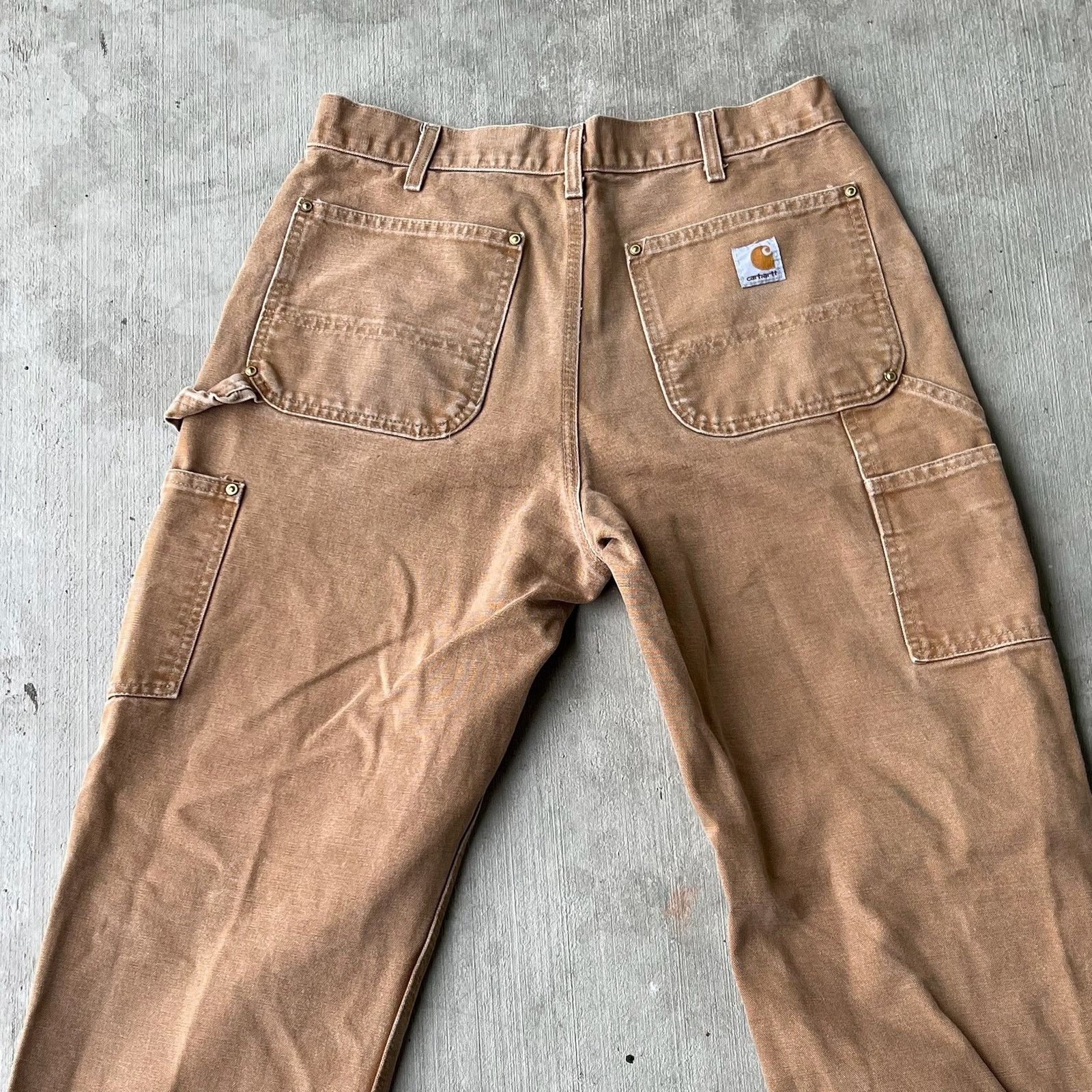 Carhartt × Vintage Carhartt brown double knee work wear carpenter pants Size US 30 / EU 46 - 5 Thumbnail