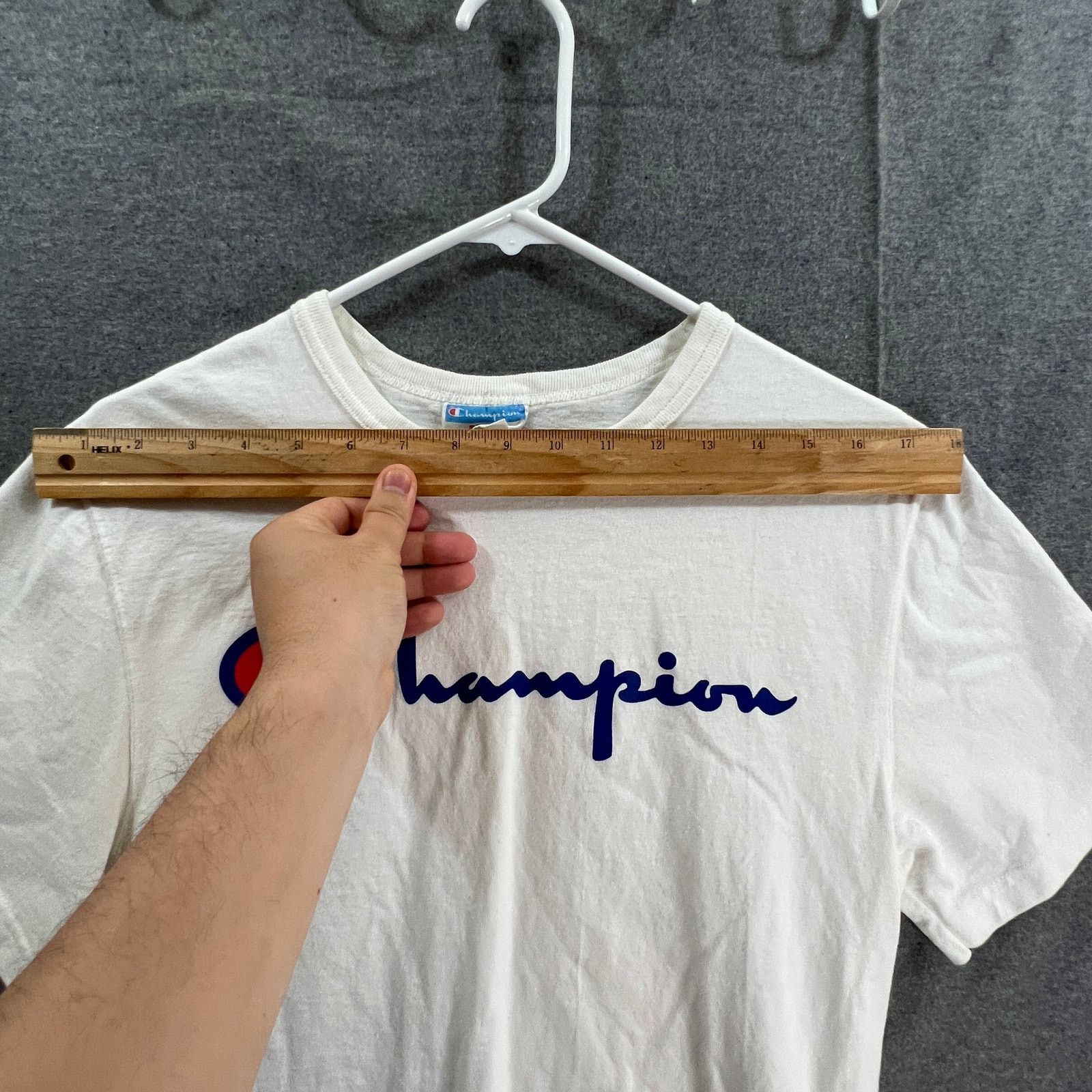 Champion Champion Shirt Adult Small White Casual T Shirt Mens Size US S / EU 44-46 / 1 - 7 Thumbnail