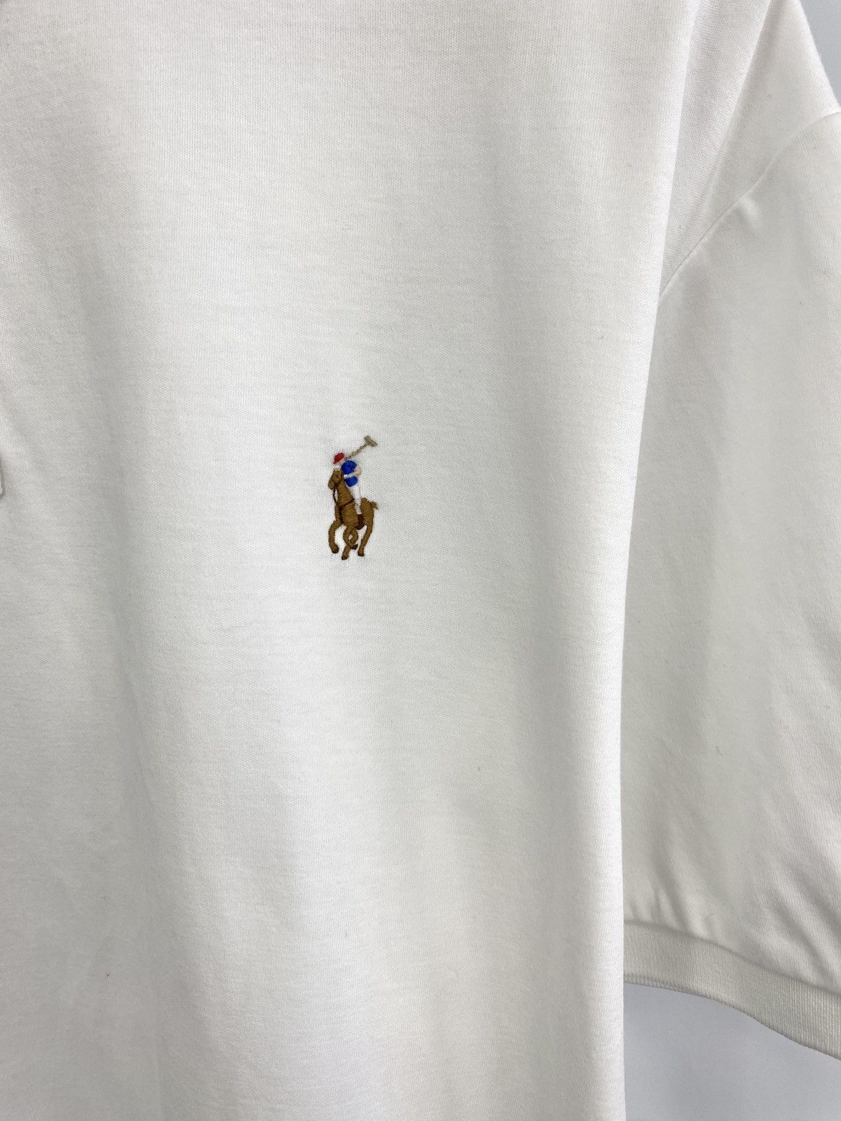 Polo Ralph Lauren 🇺🇸 Vintage Polo Ralph Lauren Polo T-Shirt Retro Chief Keef Size US XL / EU 56 / 4 - 4 Thumbnail