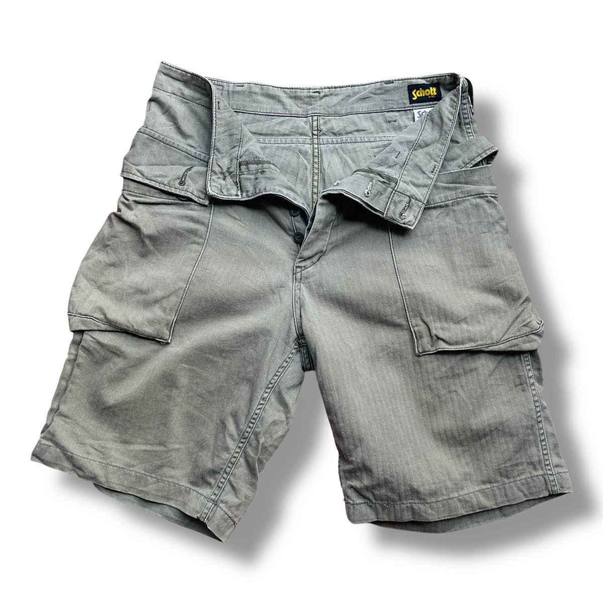 Schott × Travis Scott Faded Olive Green Schott Utilitu Military Pants Size US 30 / EU 46 - 3 Thumbnail