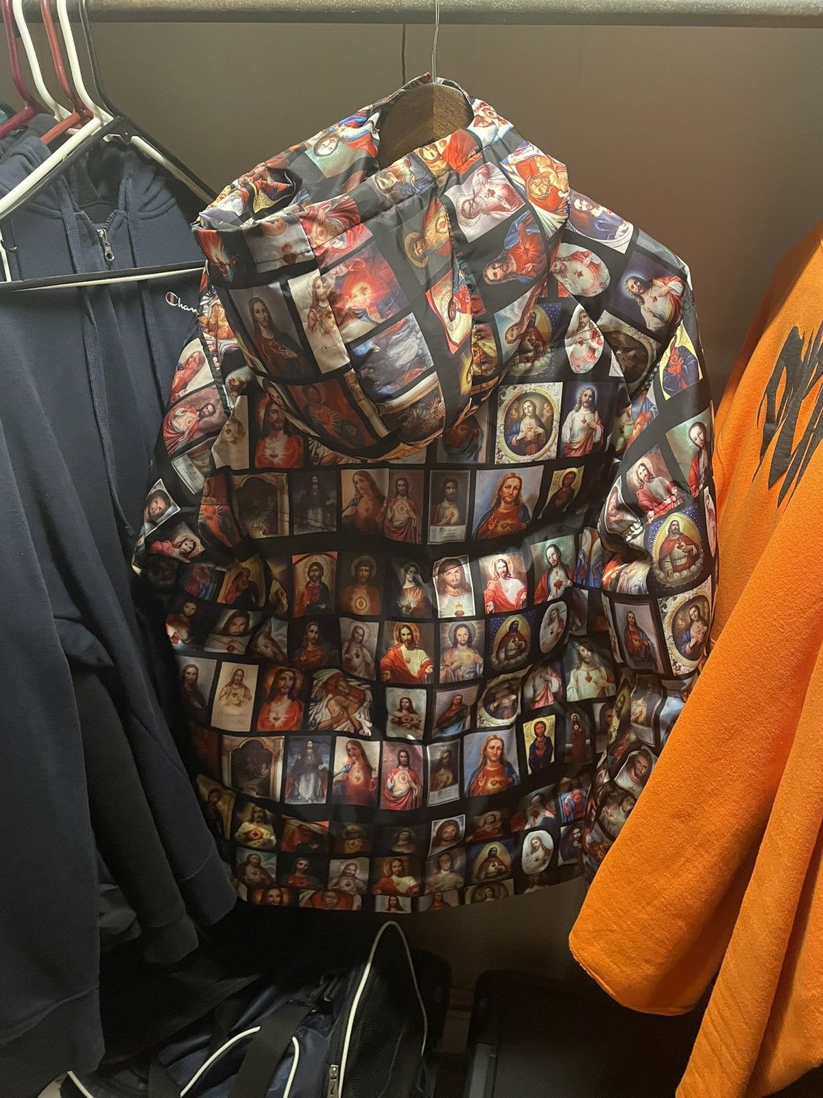 Section 8 Rare Section 8 Jesus Puffer jacket Size US L / EU 52-54 / 3 - 2 Thumbnail