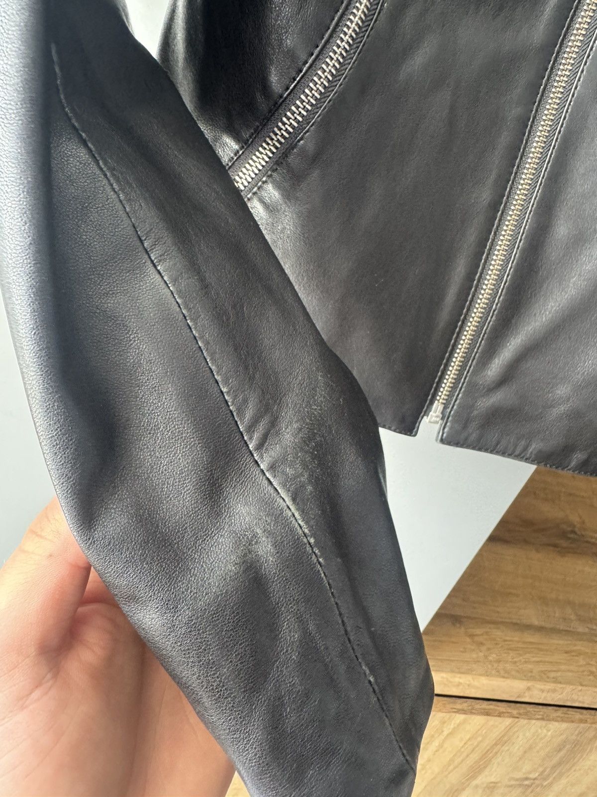 Vintage Like Maison Margiela Leather 5 Zips Jacket Size XS / US 0-2 / IT 36-38 - 5 Thumbnail