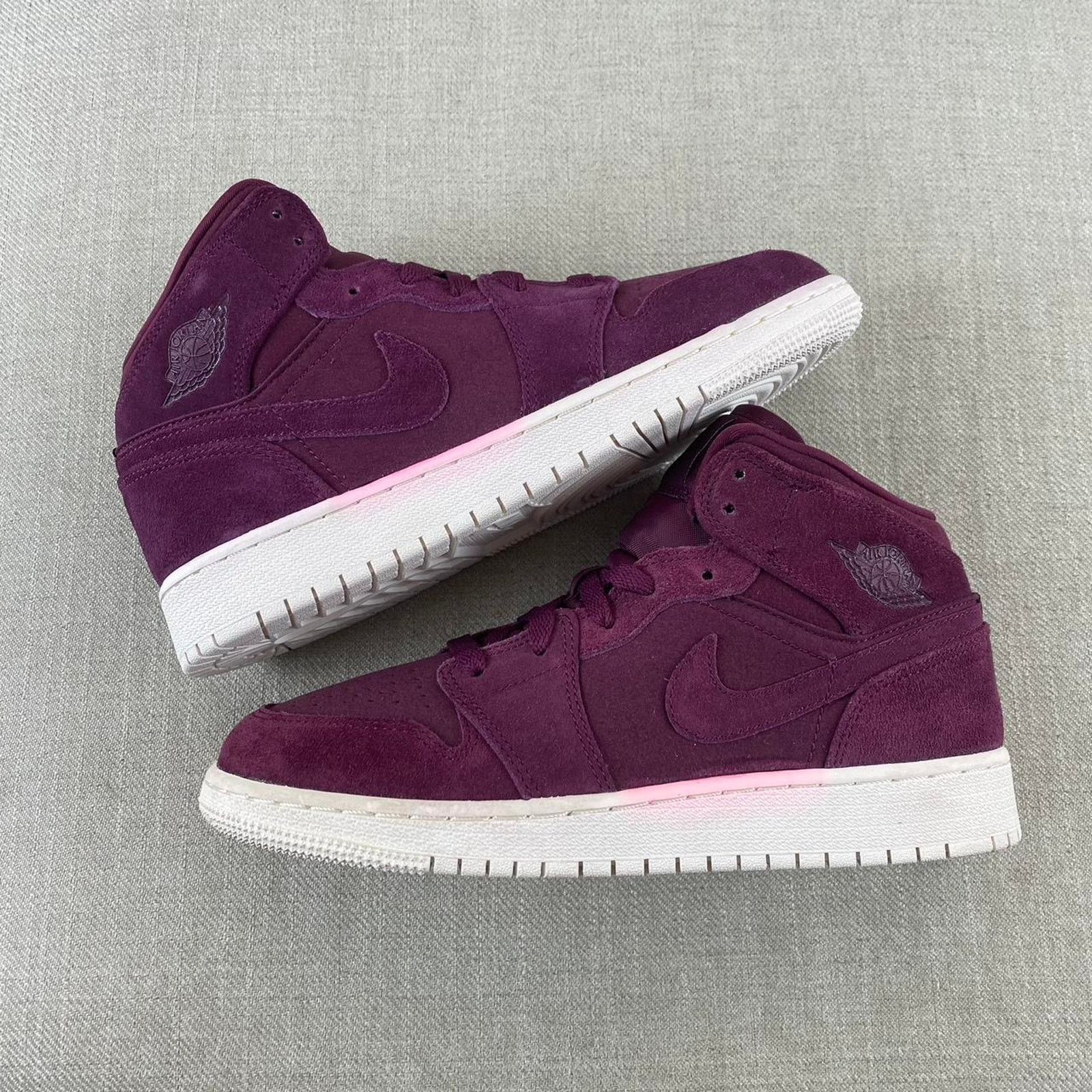 Jordan Brand Jordan 1 Mid “Bordeaux / Burgundy” 7W Size US 7 / IT 37 - 3 Thumbnail