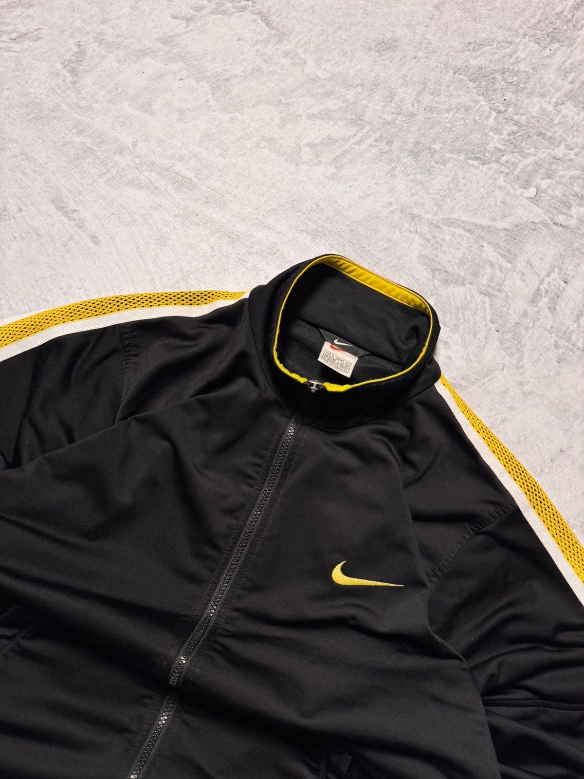 Nike × Vintage 90s Nike Vintage Double Swoosh Oversize Track Jacket Y2K Size US M / EU 48-50 / 2 - 4 Thumbnail