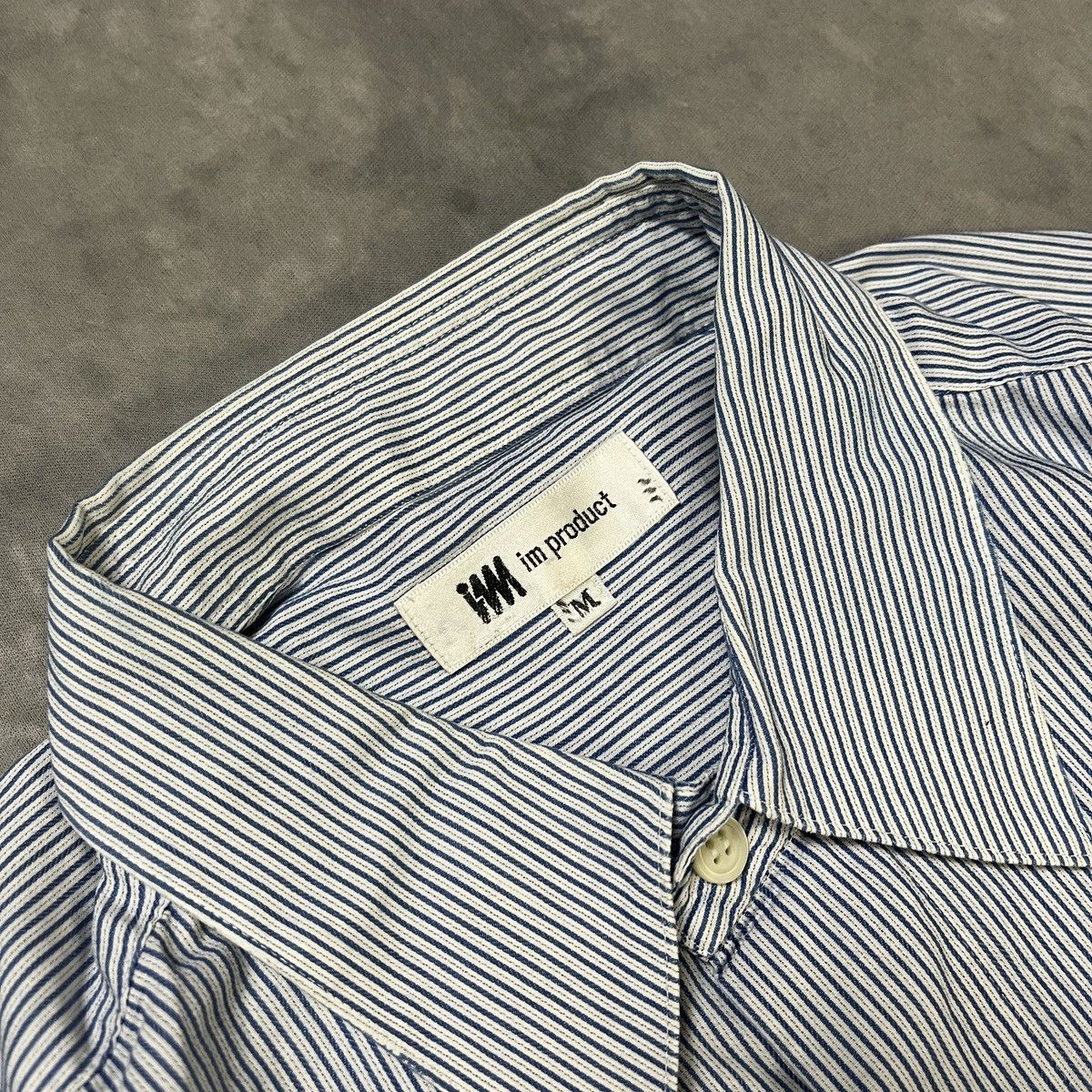 Issey Miyake IM by Issey Miyake Line Striped Japan Designer Archive Shirt Size US M / EU 48-50 / 2 - 3 Thumbnail