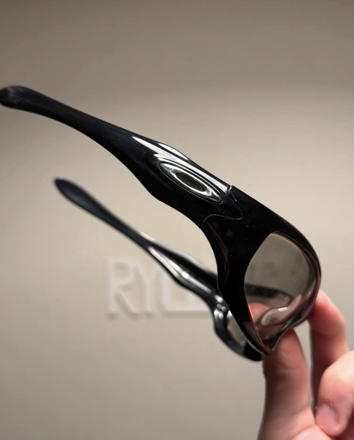 Oakley Oakley Monster Dog Glossy Black Sports Sunglasses K24 Size ONE SIZE - 6 Thumbnail