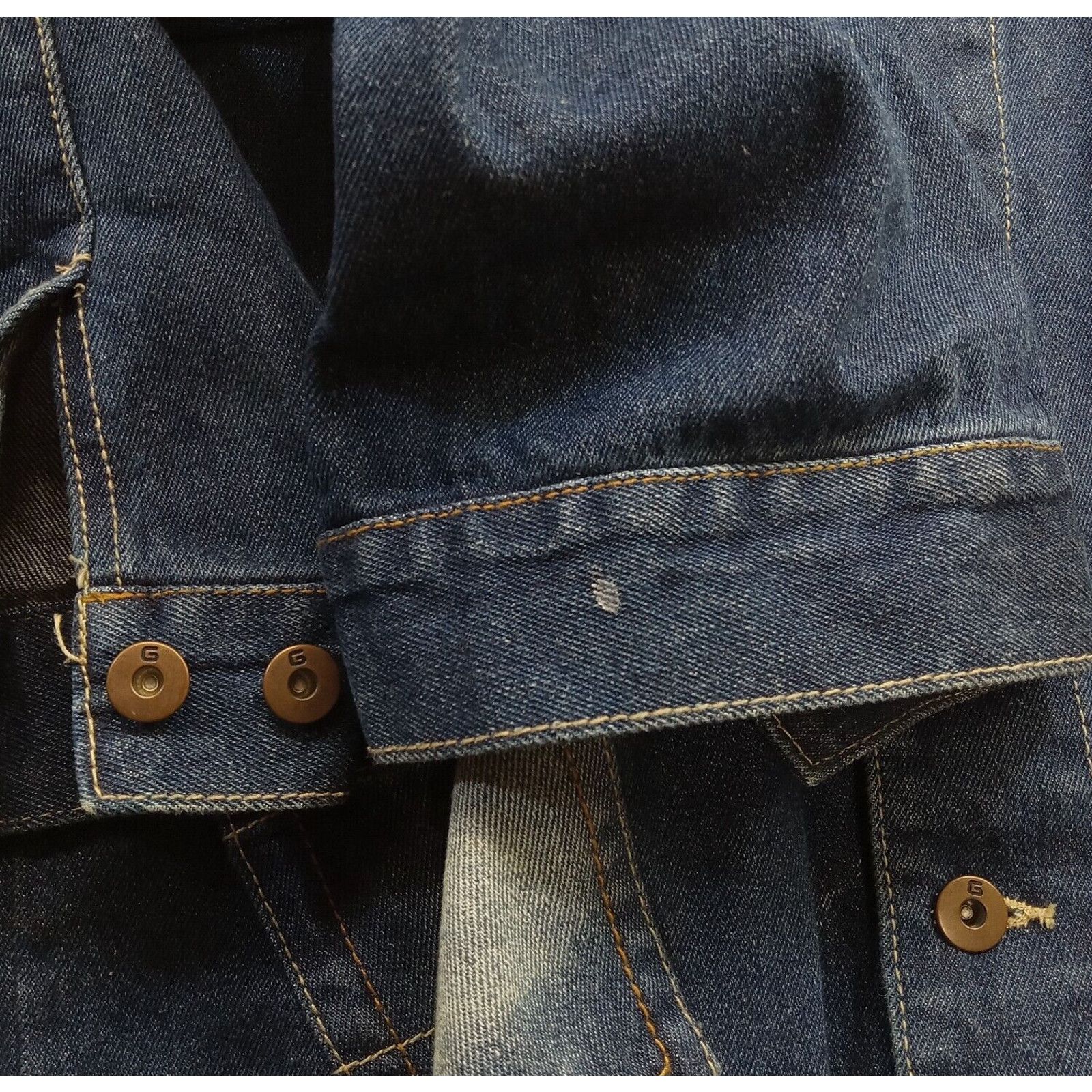 & Other Stories Godbody Jean Jacket Men's 3XL Streetwear Blue Denim Size US XXL / EU 58 / 5 - 3 Thumbnail
