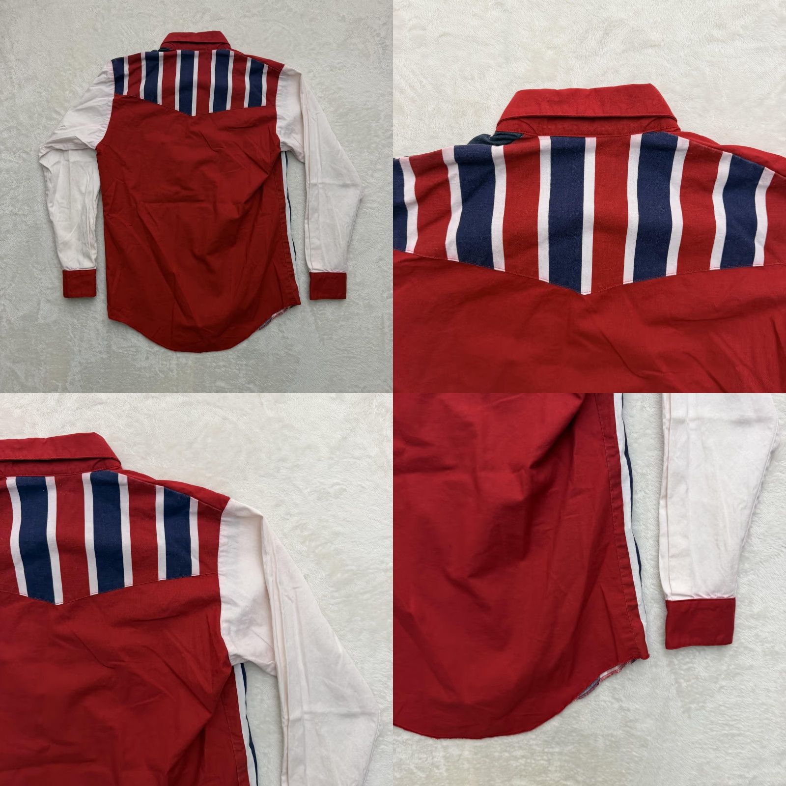 Vintage VINTAGE Cowboy Threads Shirt Mens Small American Flag Patriotic Western Button Up USA Size US S / EU 44-46 / 1 - 8 Thumbnail