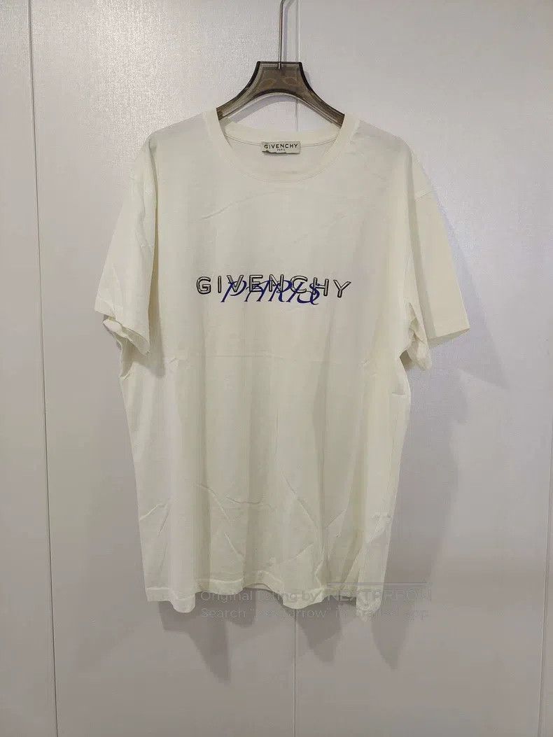 Givenchy Givenchy Cotton Letter Logo Printed Short Sleeve T-Shirt Size US L / EU 52-54 / 3 - 1 Thumbnail