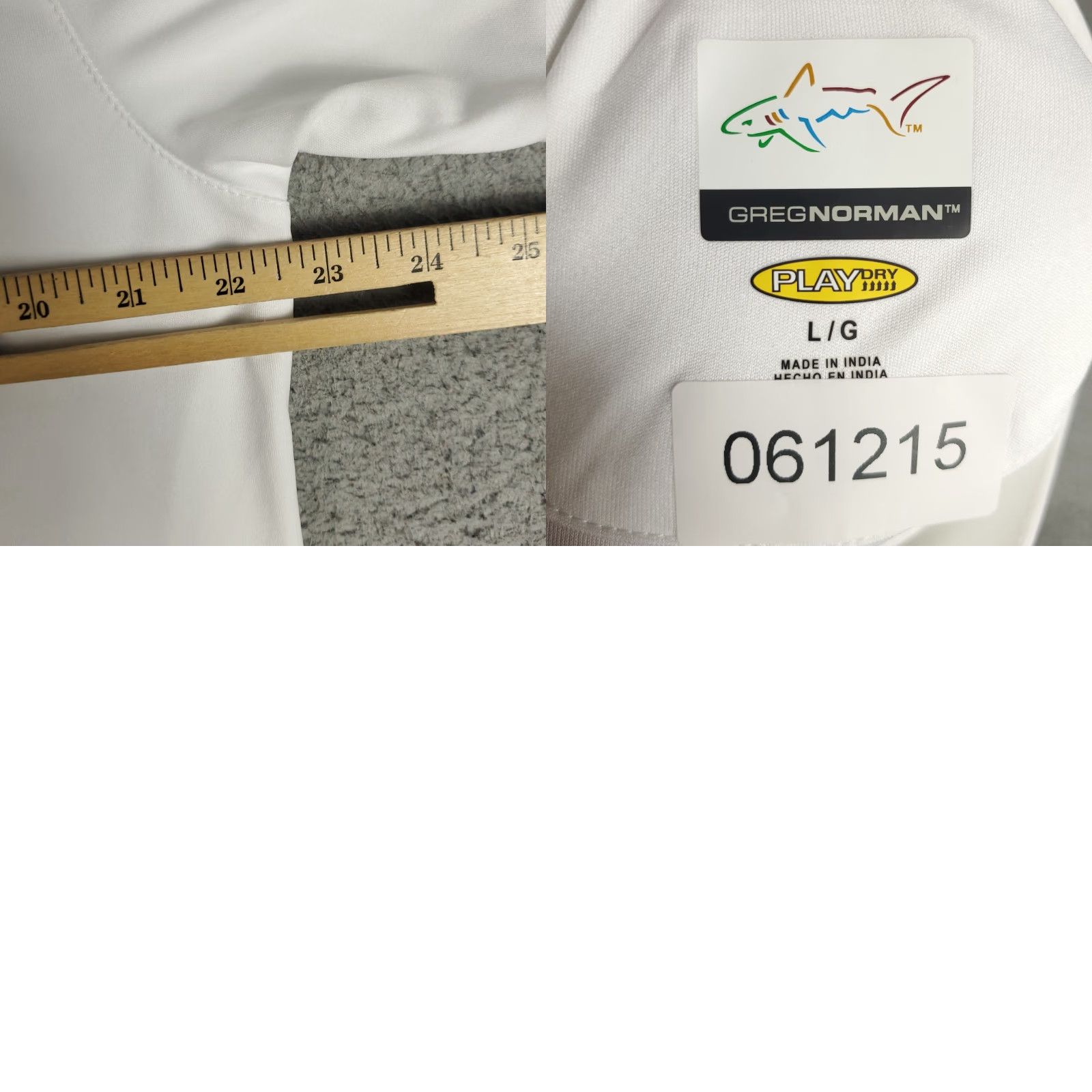 Vintage Greg Norman Polo Shirt Mens L White Polo Shirt Golf Shirt Short Sleeve Button Collar Logo Vintage: No (but avoid N/A) Size US L / EU 52-54 / 3 - 8 Thumbnail
