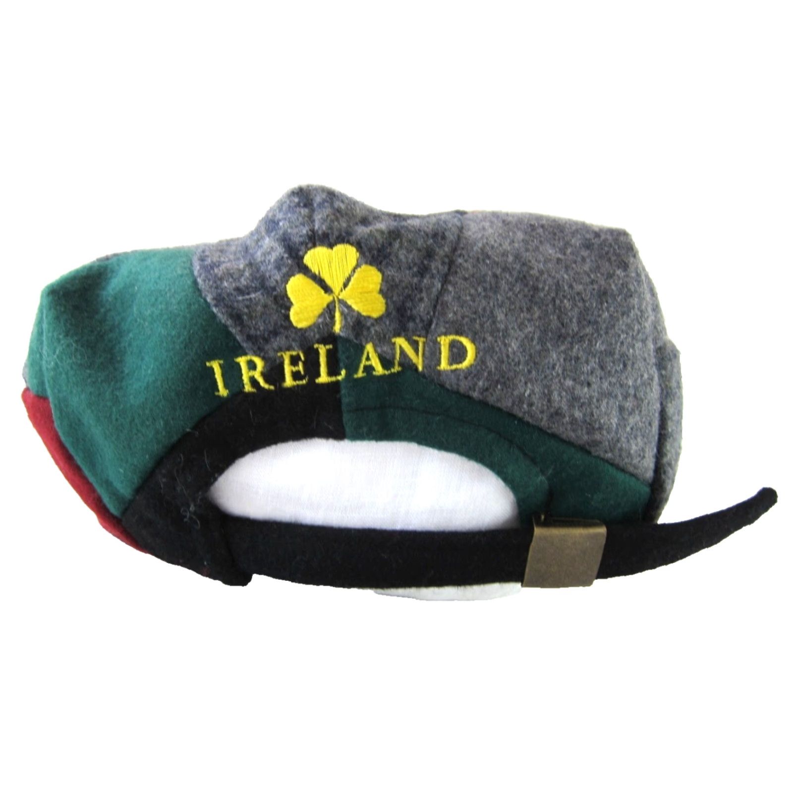 Vintage VINTAGE IRELAND Wool Green Red Grey Plaid Patch Cabby Newsboy Hat Cap OS Mens Cap Wool Plaid Newsboy Cap OS Size ONE SIZE - 5 Thumbnail