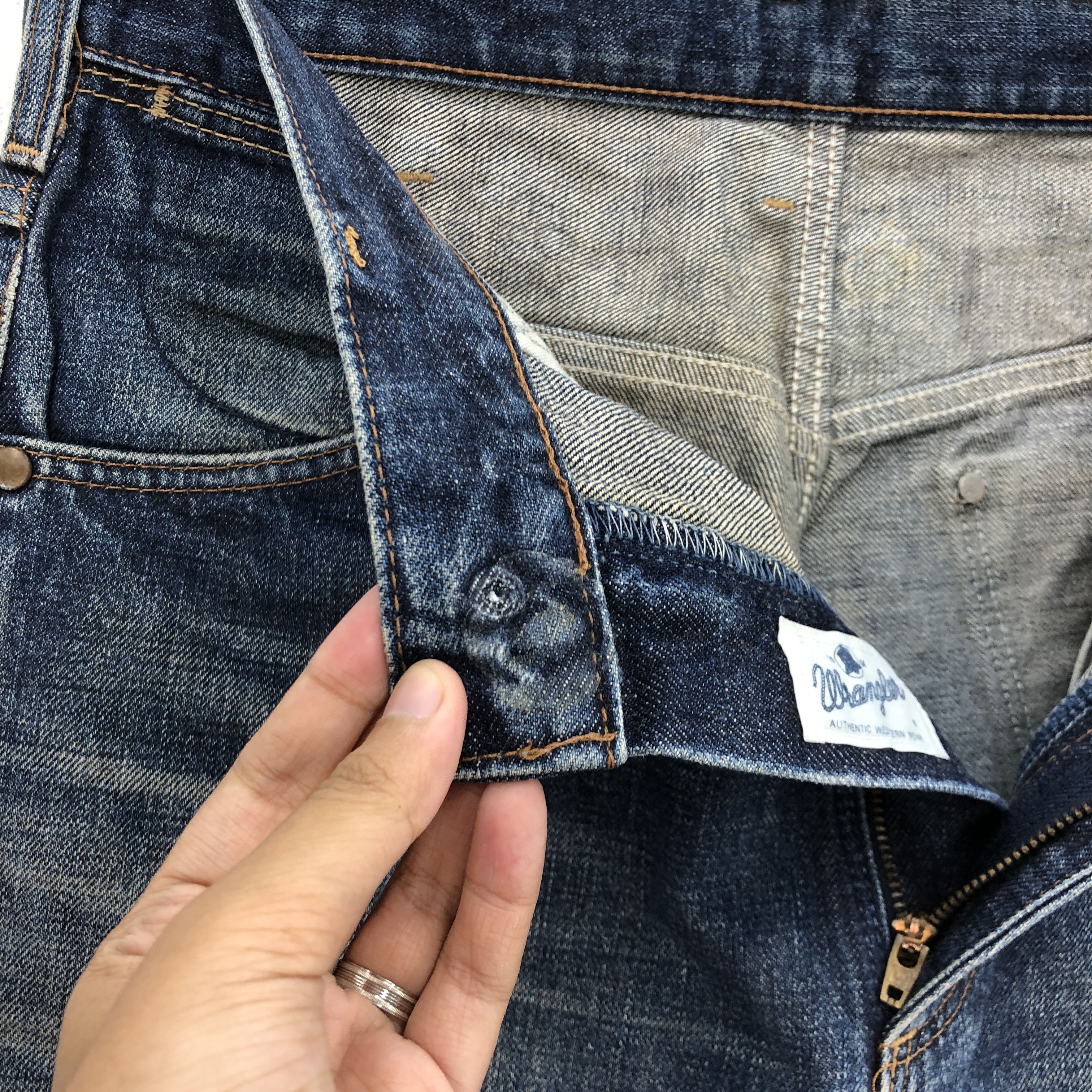Wrangler Vintage Wrangler Jeans Selvedge Denim Redline Pants Size US 30 / EU 46 - 6 Thumbnail