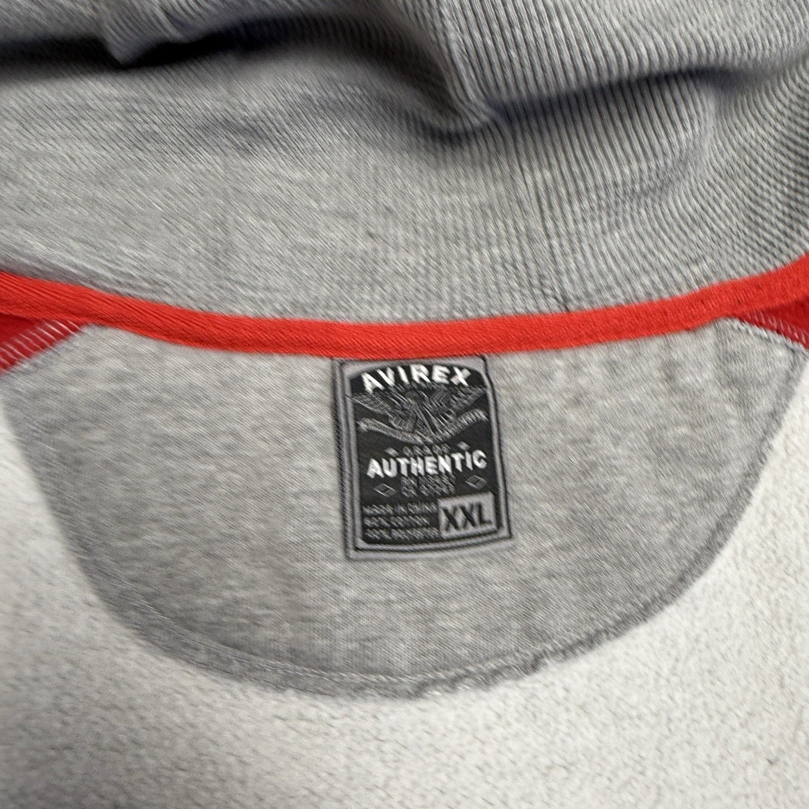 Avirex Avirex Hoodie Sweatshirt Mens 2XL 25.5x27.5 Thermal Hood Ful Size US XXL / EU 58 / 5 - 10 Thumbnail
