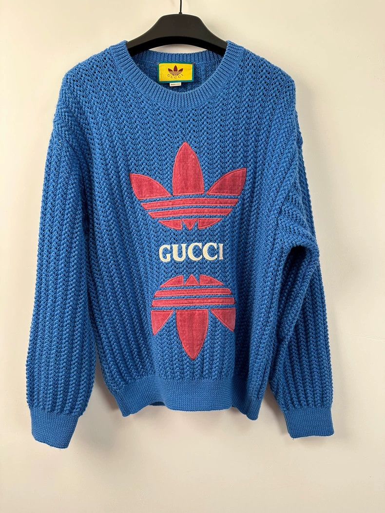 Gucci Gucci Adidas co-branded embroidered sweater 2502-Nextarrow Size US M / EU 48-50 / 2 - 1 Thumbnail