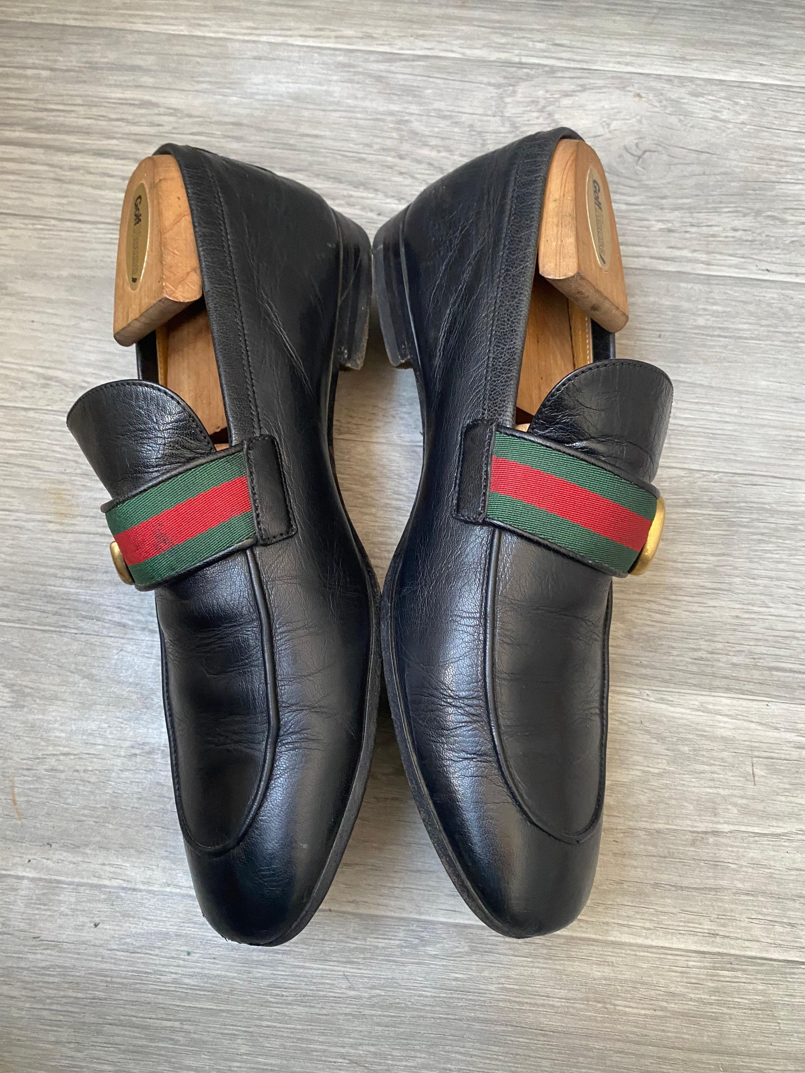 Gucci Gucci GG Marmont 3 Stripe Leather Loafers US 8.5 Size US 8.5 / EU 41-42 - 5 Thumbnail