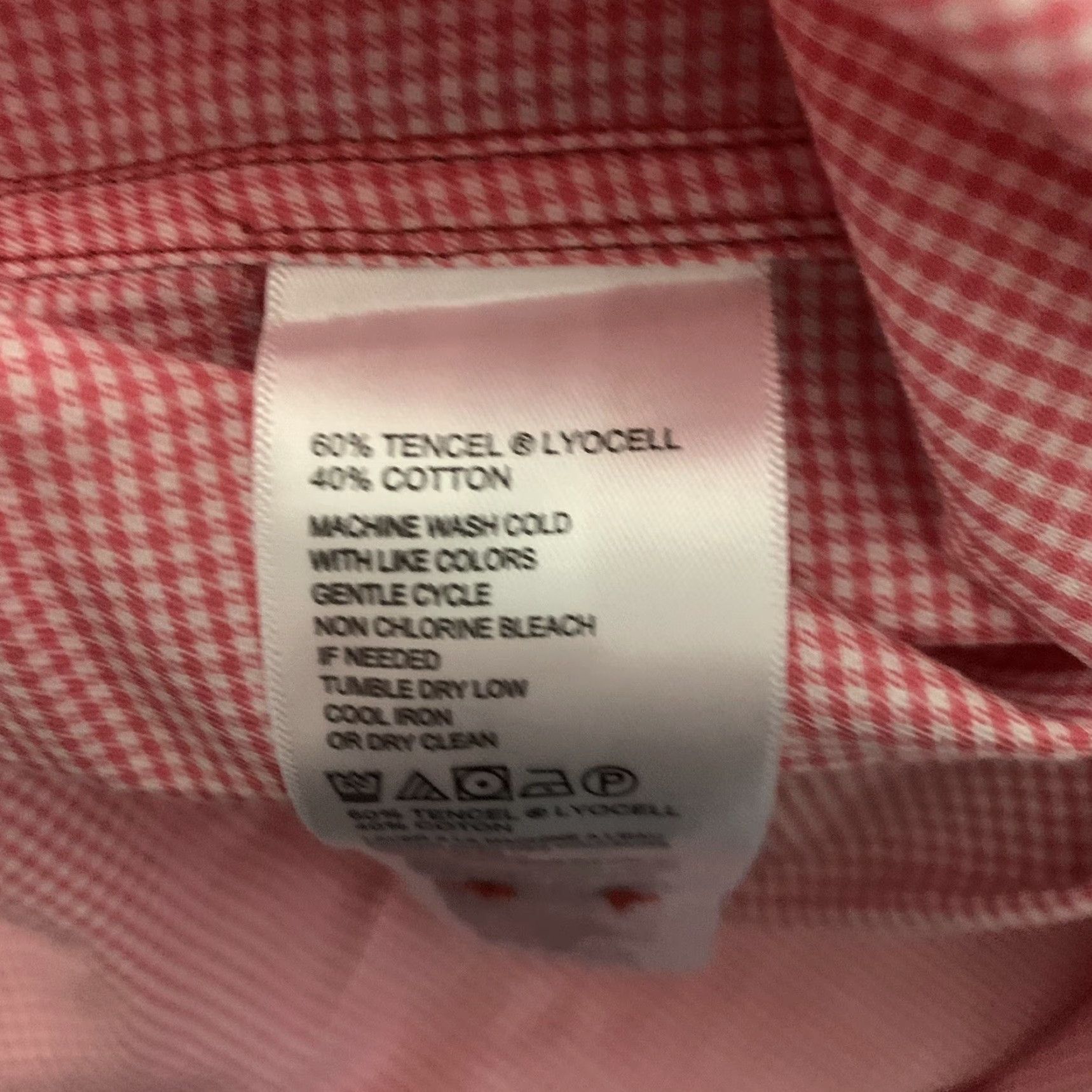Tommy Bahama Tommy Bahama Shirt Mens Small LS Gingham Cotton Blend Red NEW 25 Size US S / EU 44-46 / 1 - 4 Thumbnail