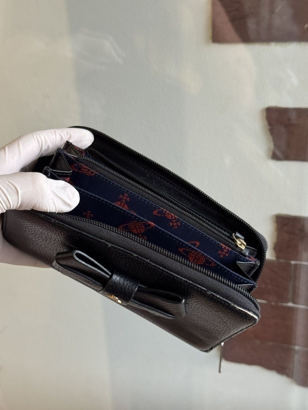 Vivienne Westwood Vintage Vivienne Westwood Clotch/Wallet black leatcher Size ONE SIZE - 9 Thumbnail