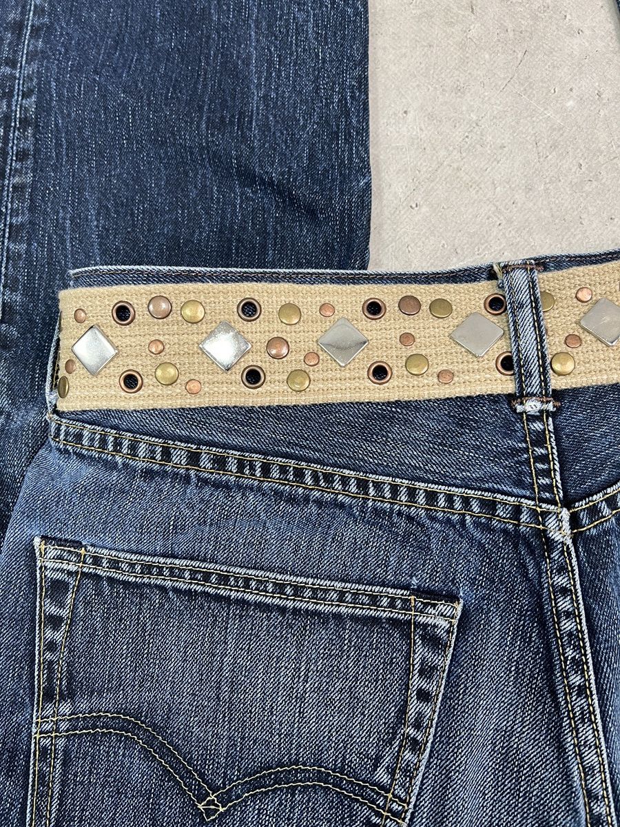 KMRii Kmrii style studded canvas fashion belt streetwear y2k Size ONE SIZE - 11 Thumbnail