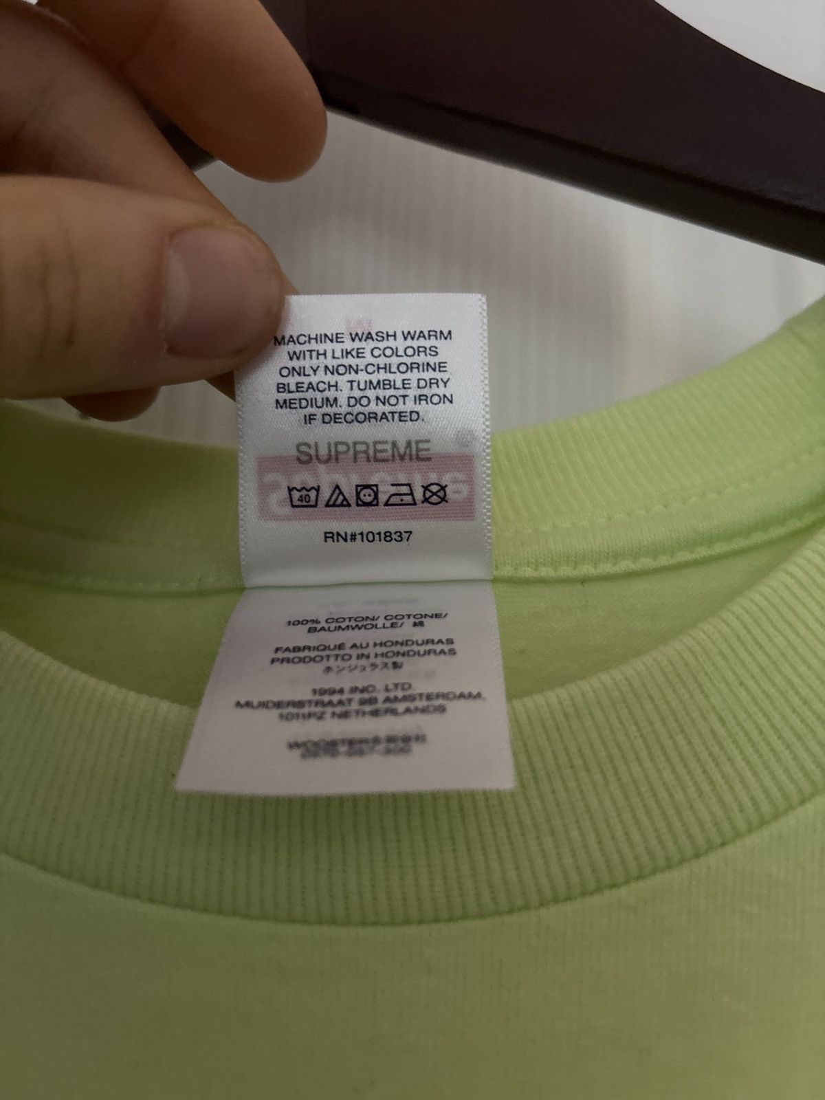 Supreme Playboi Carti X Supreme Lime Green Tee Size US M / EU 48-50 / 2 - 4 Thumbnail