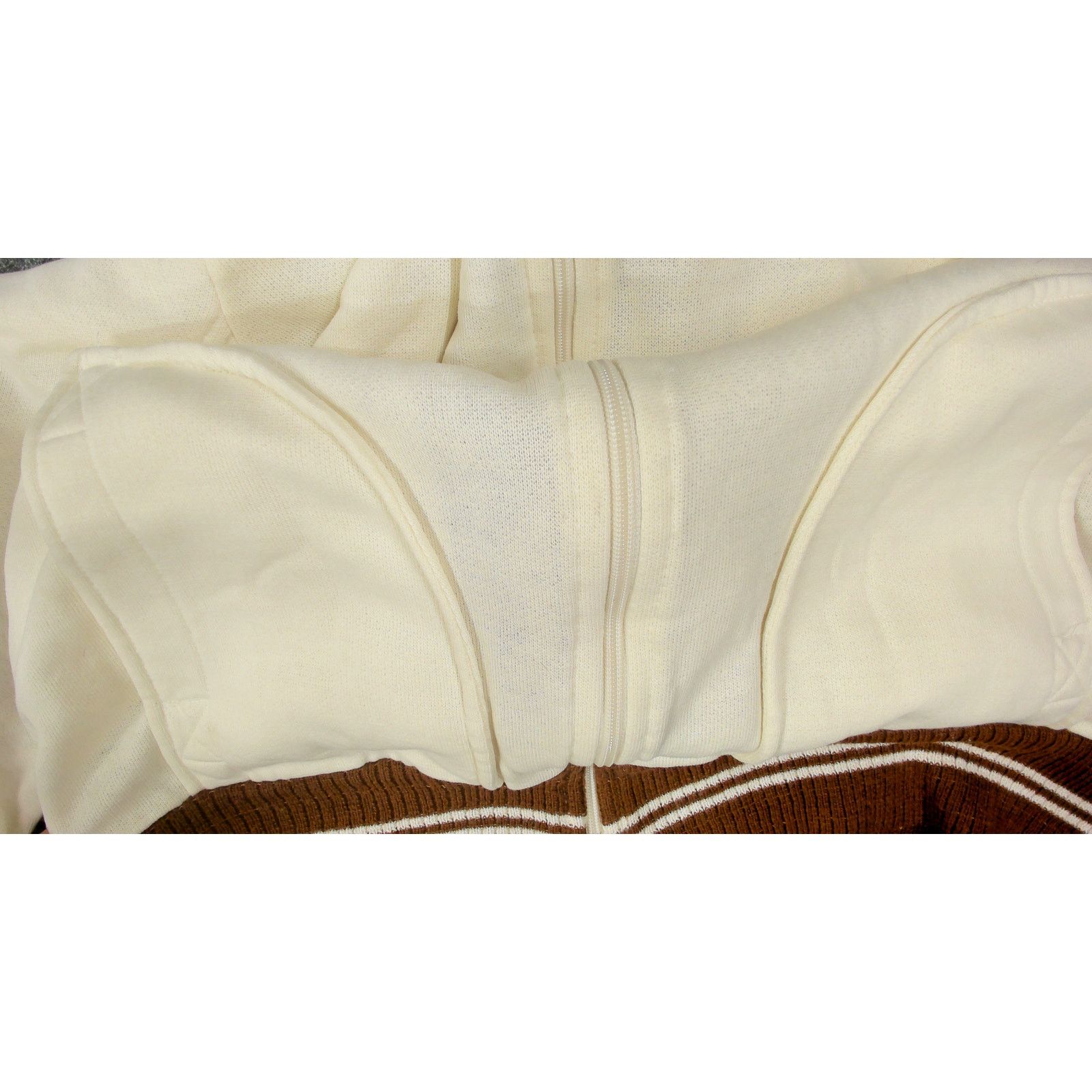 Vintage Vintage 1970s Channel Mark Ivory 2-Stripe Boxy Track Hoodie Size US M / EU 48-50 / 2 - 13 Thumbnail