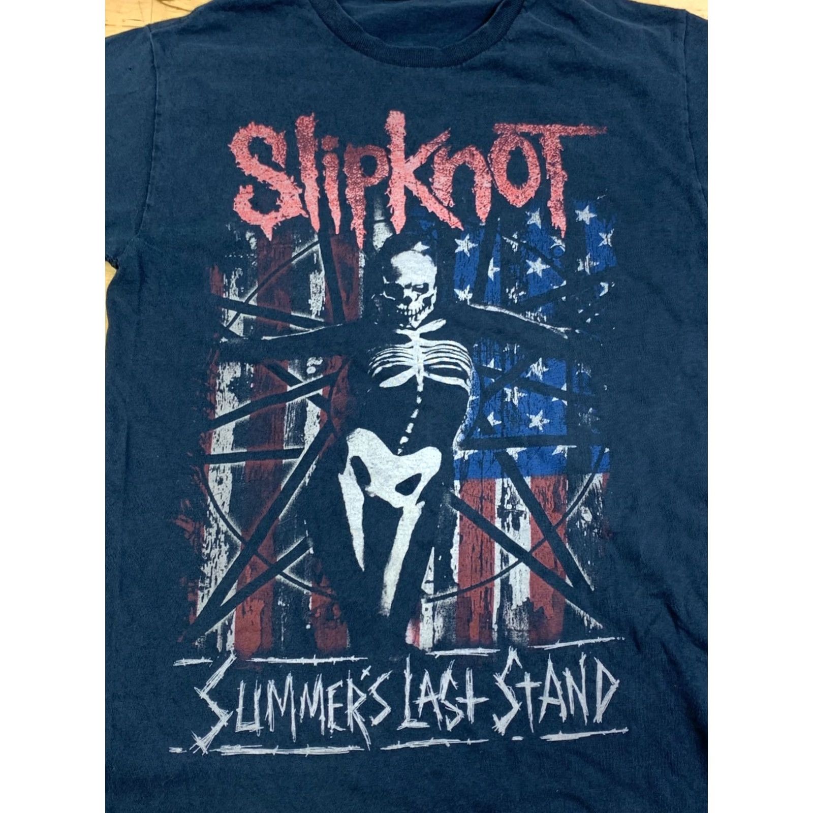 Vintage Slipknot Summers Last Stand 2015 Tour Men S Black Rock Band T-Shirt Short Sleeve Crew Neck Cotton Knit Graphic Print XS S Size US S / EU 44-46 / 1 - 5 Thumbnail