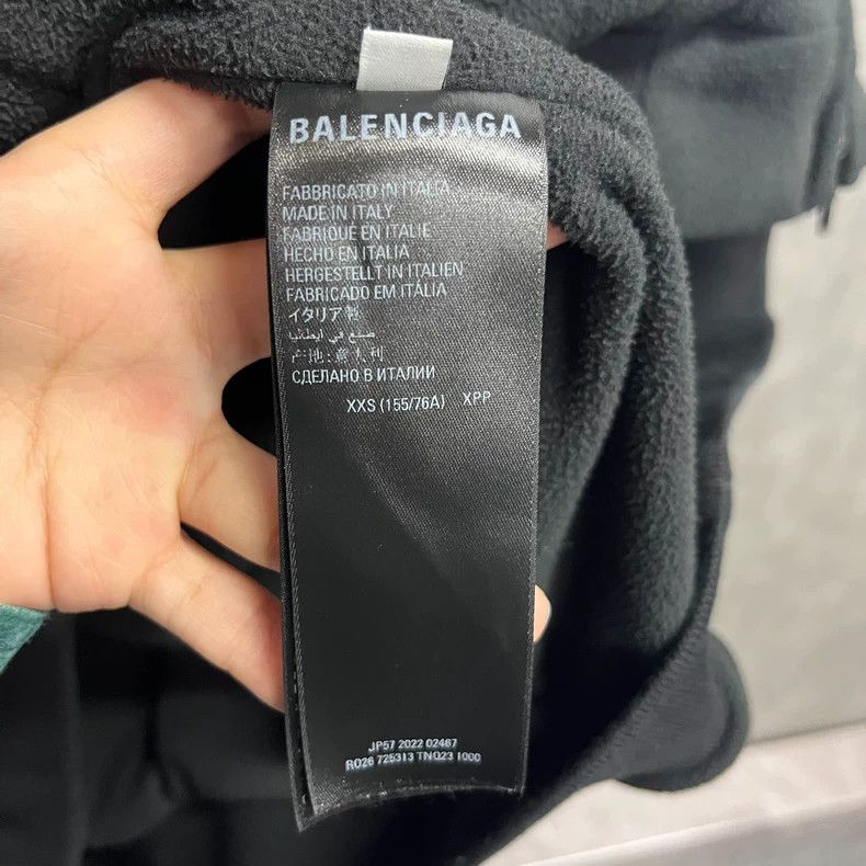 Balenciaga Balenciaga Adidas Black Polar Fleece Embroidered Logo Zip Size US XXS / EU 40 - 4 Thumbnail