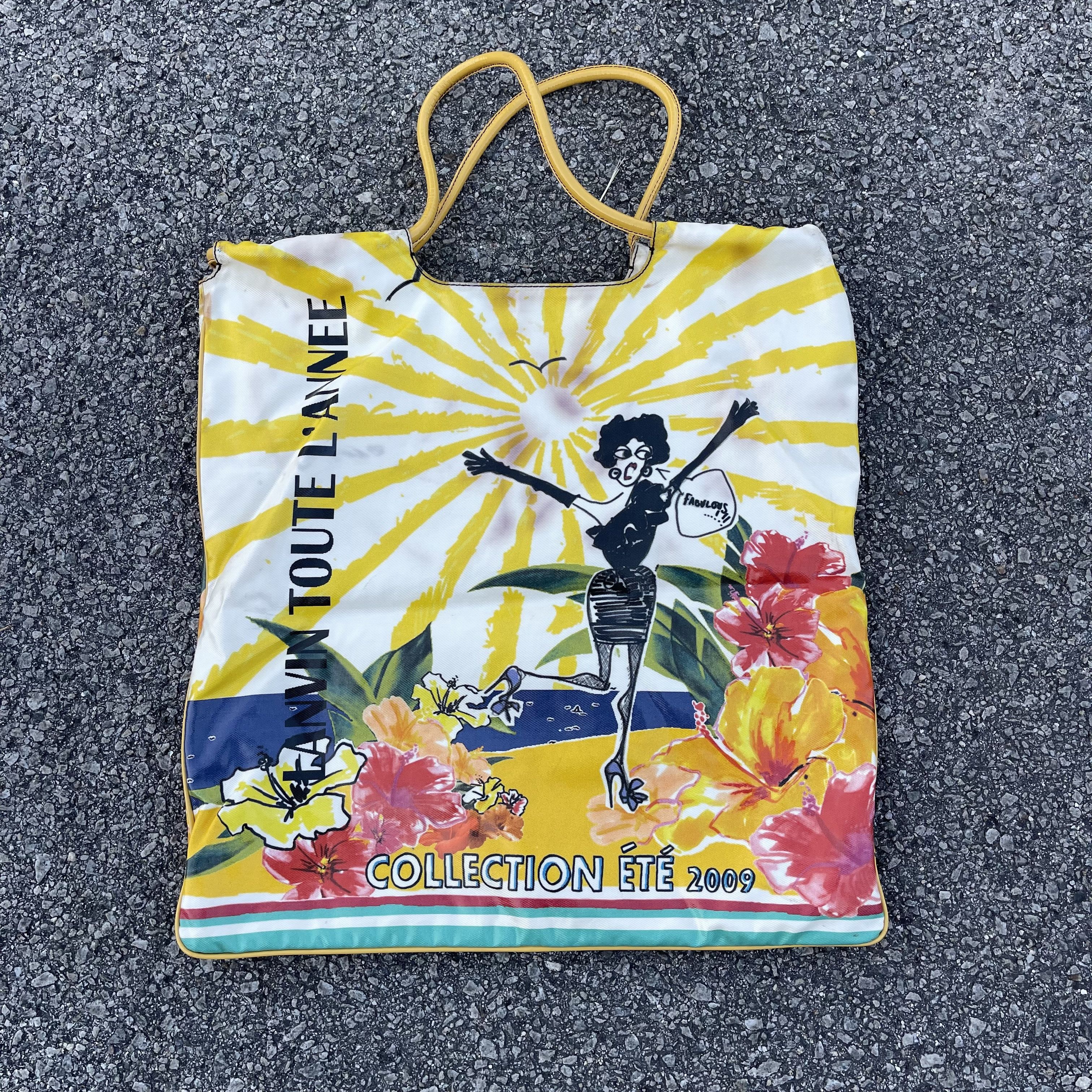 Designer × Lanvin Lanvin Shoulder / Tote Bag 2009 Collection Art Size ONE SIZE - 2 Thumbnail