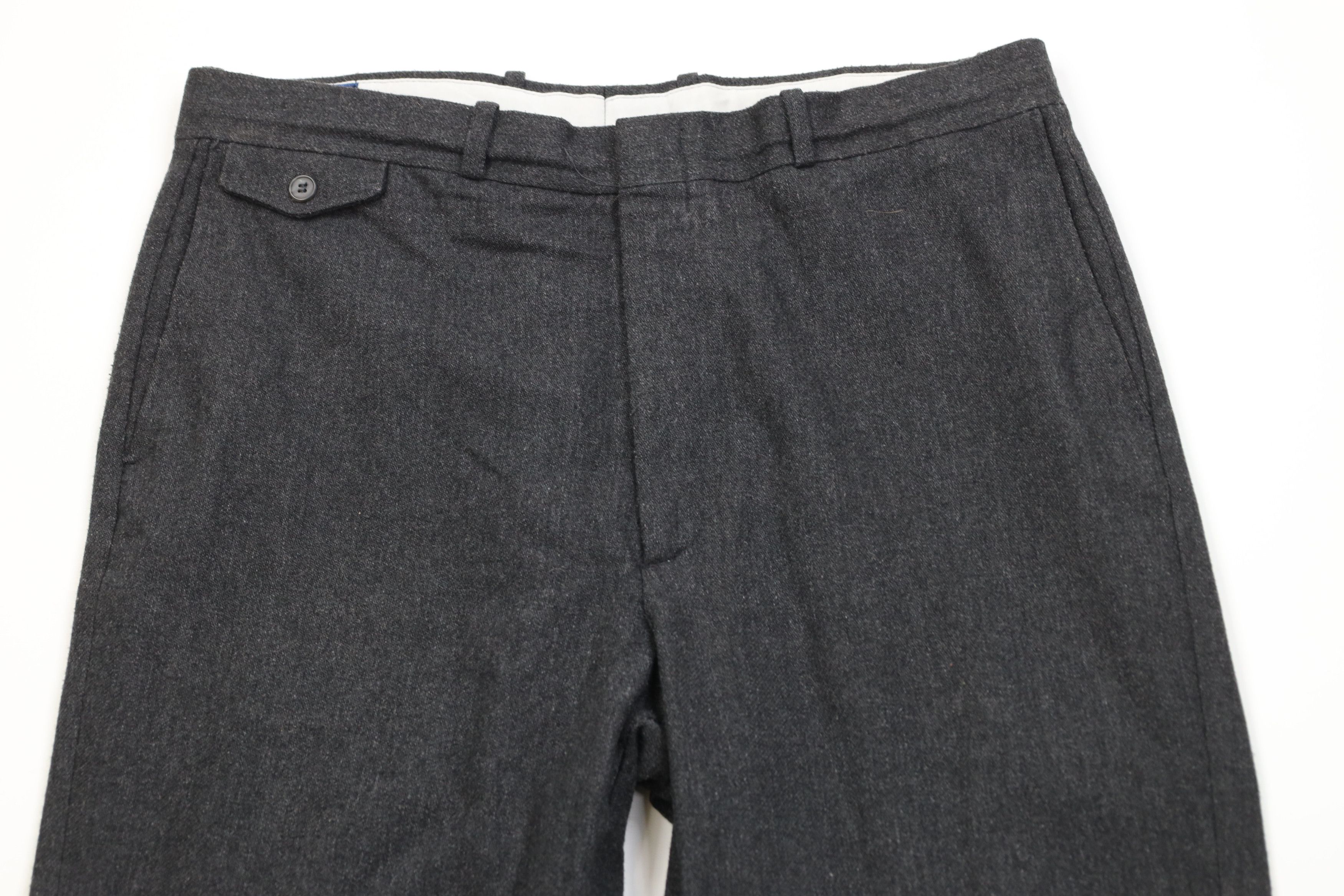 Vintage Vintage 70s Streetwear Flannel Knit Wide Leg Chino Pants Size US 34 / EU 50 - 2 Thumbnail