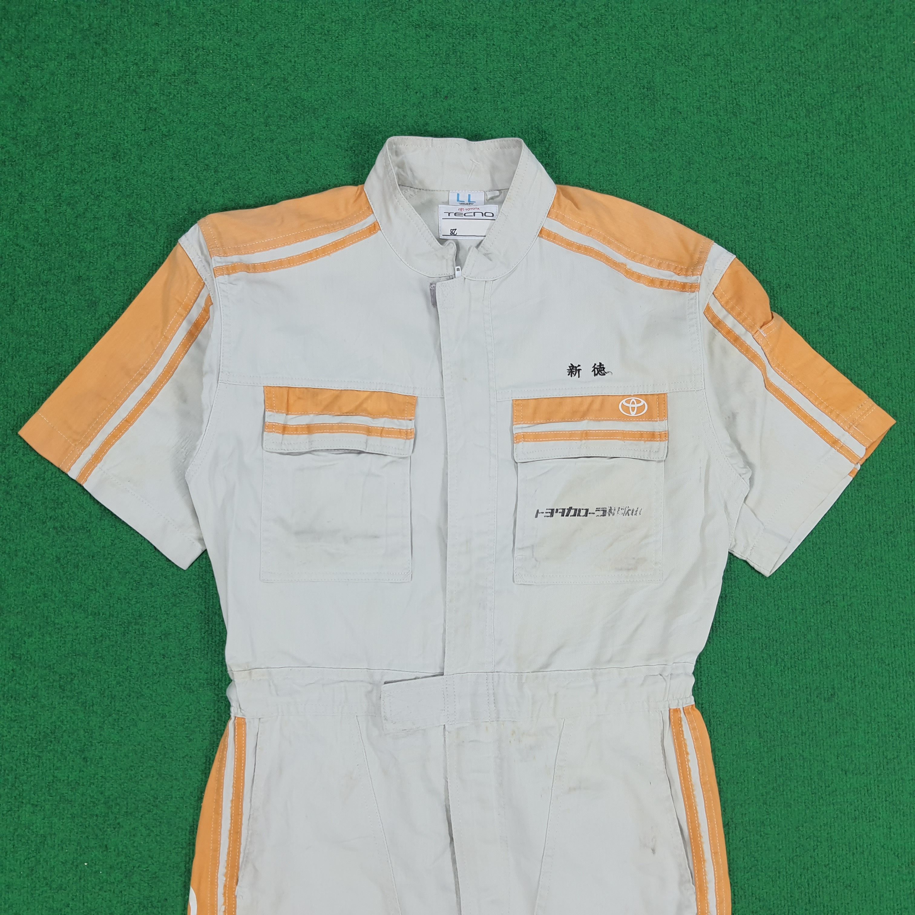 Japanese Brand × Vintage Vintage Toyota Tecno Motorsports Japan Racing Coverall Size US M / EU 48-50 / 2 - 3 Thumbnail